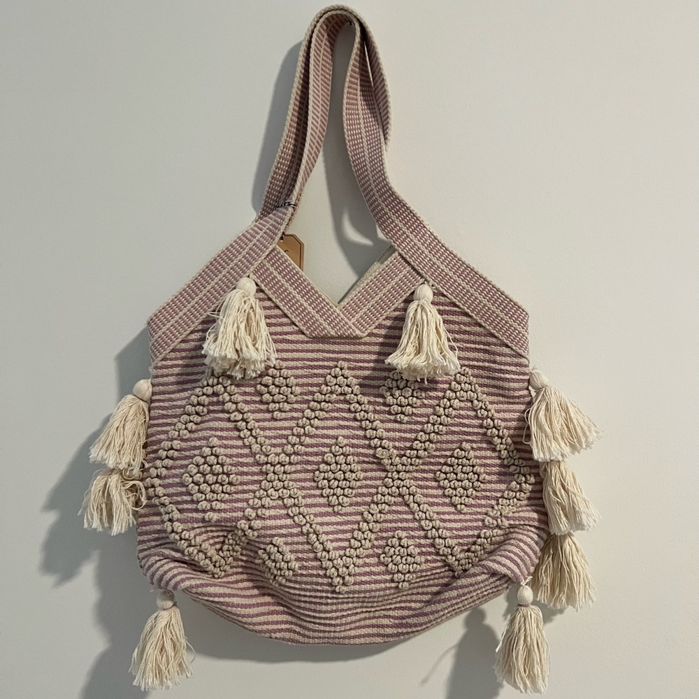 Striped bag